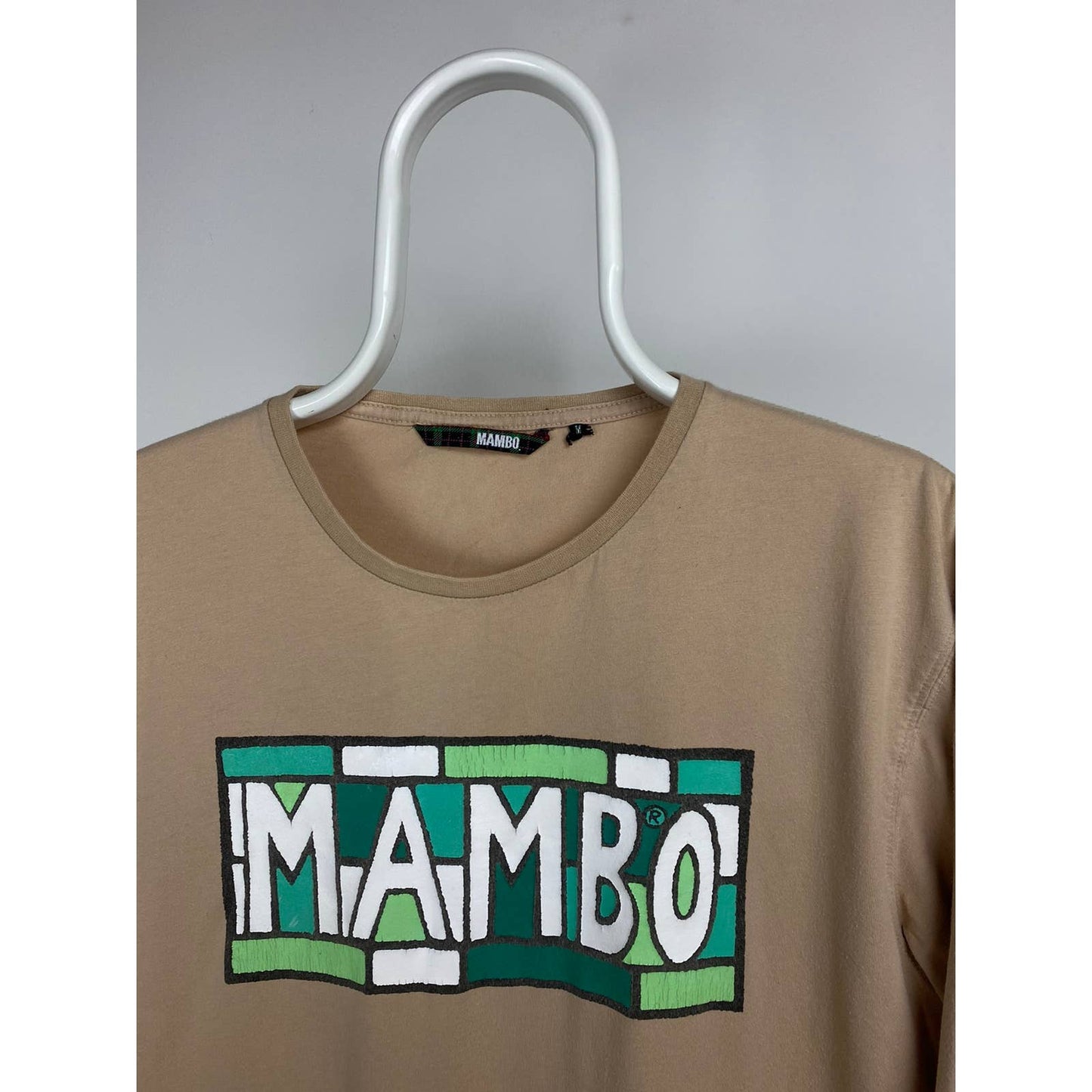 Mambo Australia vintage beige long sleeve T-shirt big logo