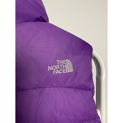 The North Face vintage Purple puffer vest 700 nuptse