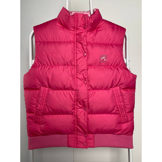 Nike Air vintage pink puffer vest 2000s