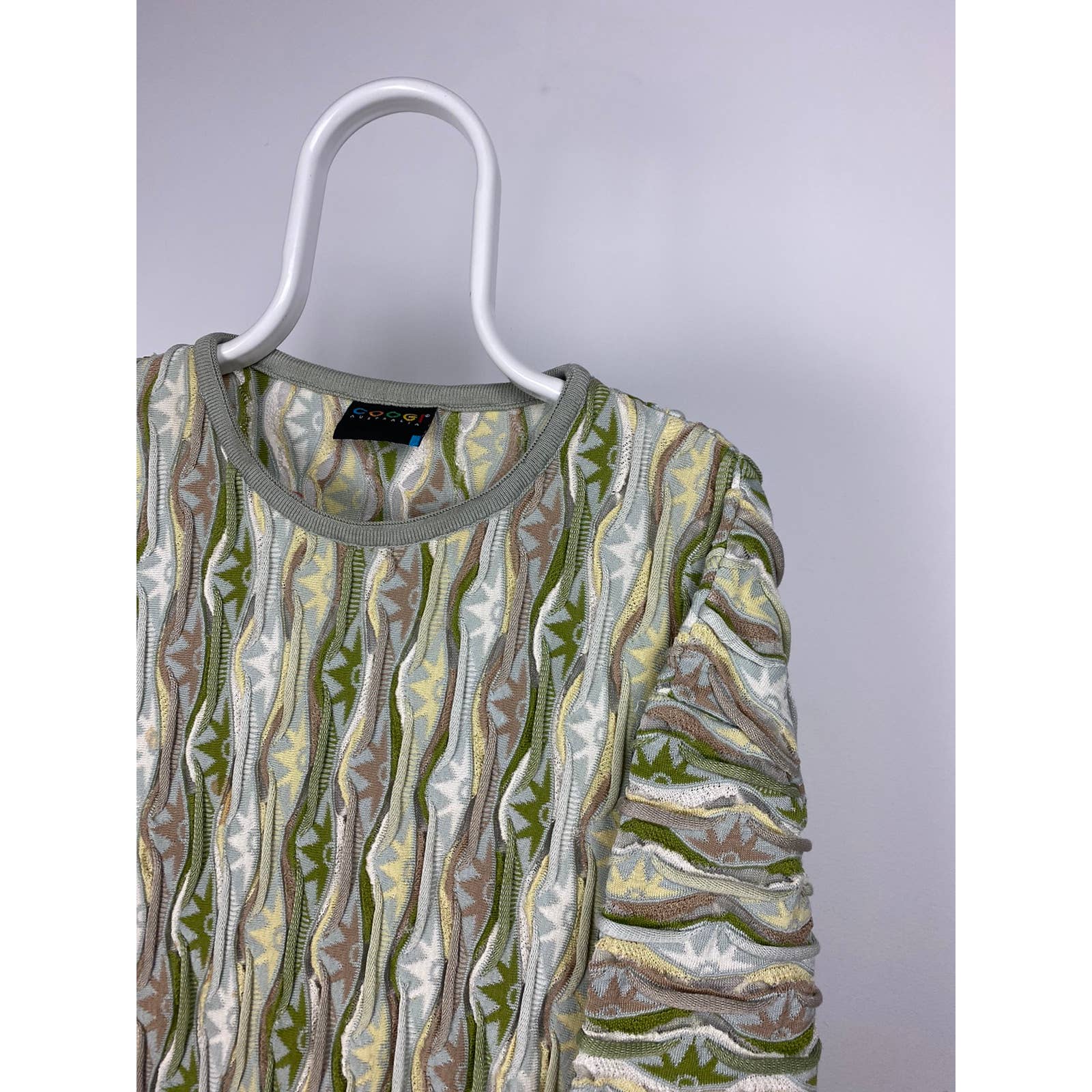 Green coogi outlet sweater