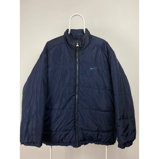 90s Nike vintage navy / blue reversible jacket small swoosh