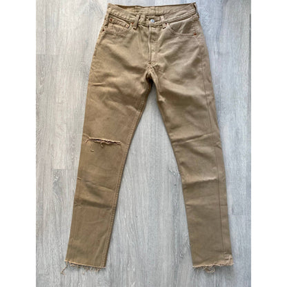 90s Levi’s 501 vintage beige jeans denim pants