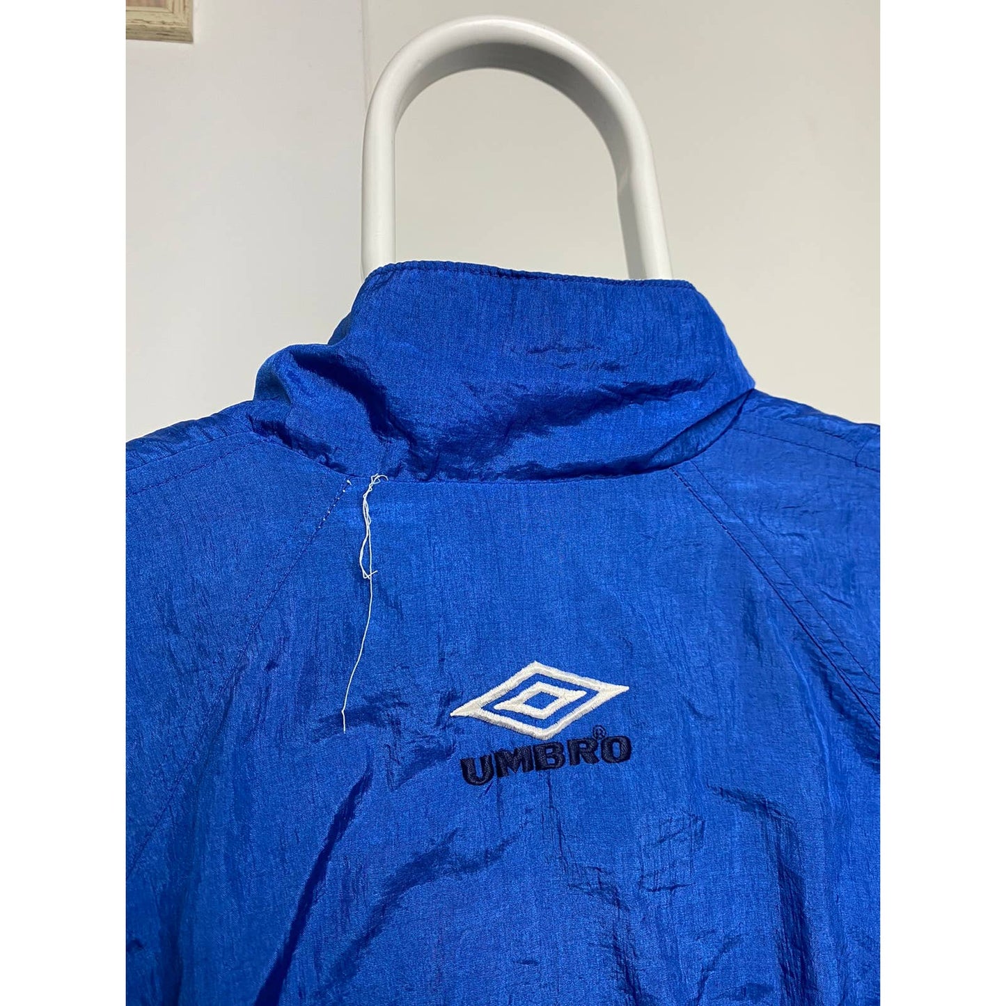 90s Umbro vintage blue windbreaker jacket