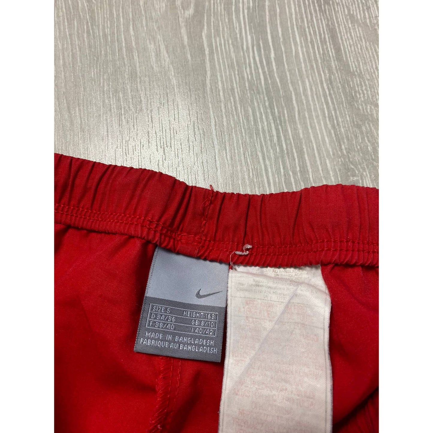 Nike vintage red track pants small swoosh 2000s