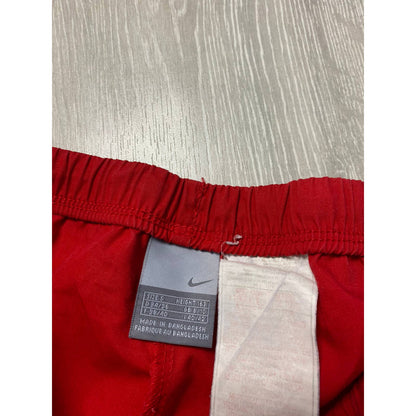 Nike vintage red track pants small swoosh 2000s