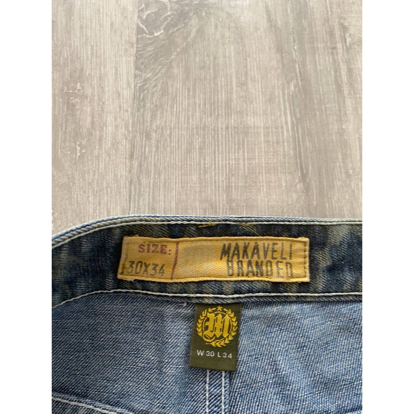 Makaveli Branded Jeans vintage 2pac denim rap hip hop