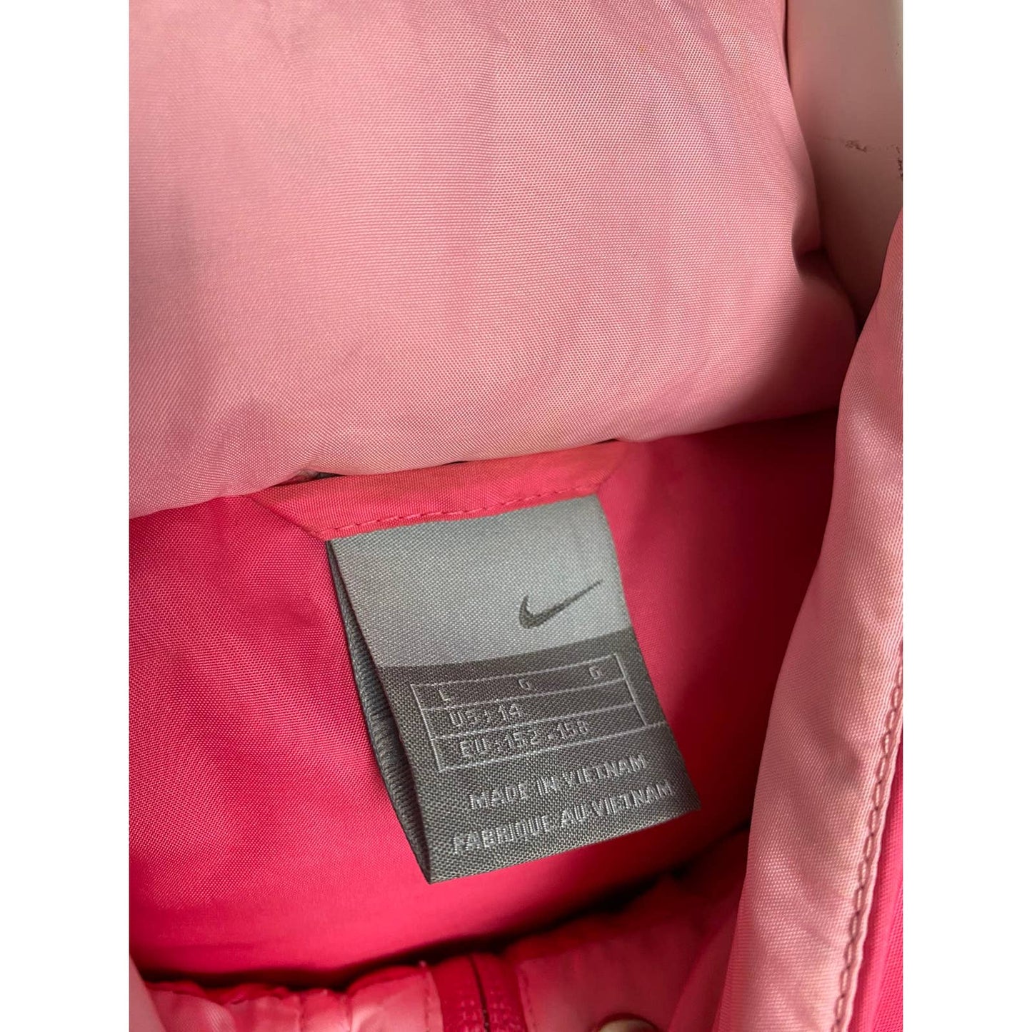 Nike Air vintage pink puffer vest 2000s