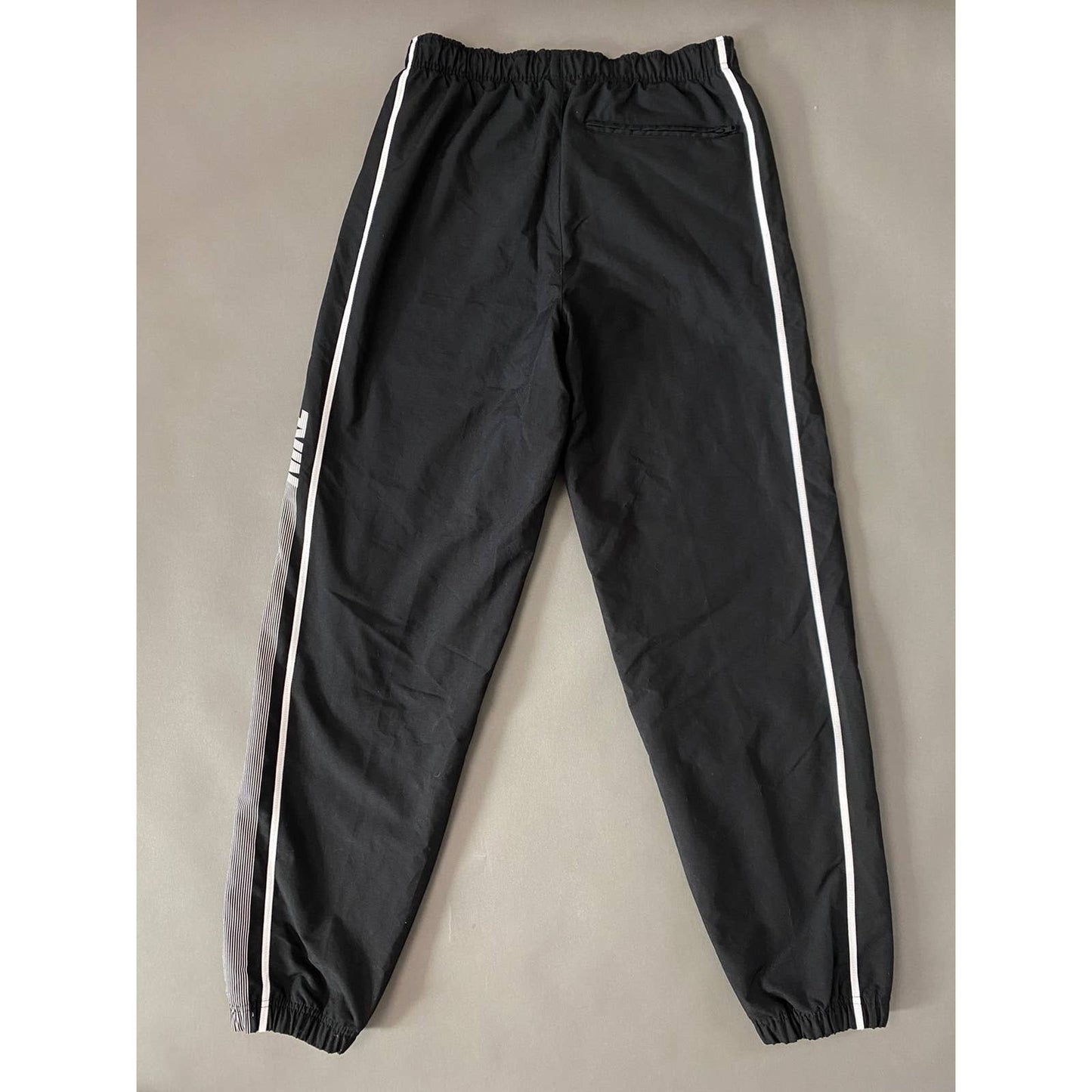 Nike vintage black track pants small swoosh spell out