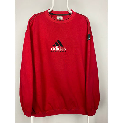 Adidas EQT Equipment vintage 90s sweatshirt crewneck red