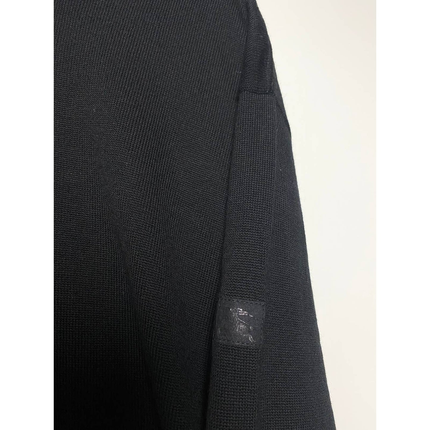 Burberry vintage black sweater small logo Burberrys