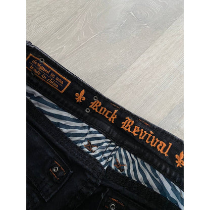 Rock Revival vintage black jeans Y2K