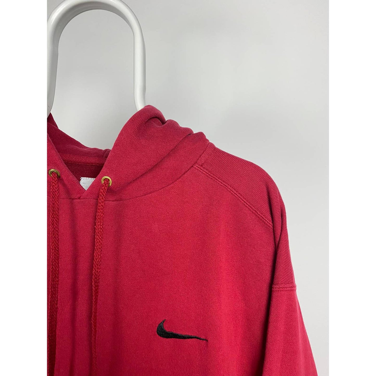 90s Nike vintage red hoodie small swoosh sweatshirt