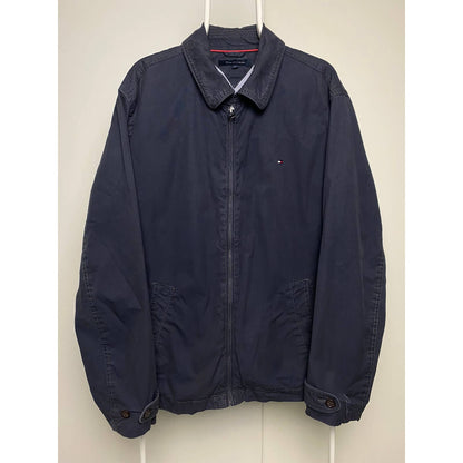 Tommy Hilfiger vintage navy harrington jacket pony