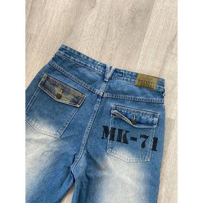 Makaveli Branded Jeans vintage 2pac denim rap hip hop