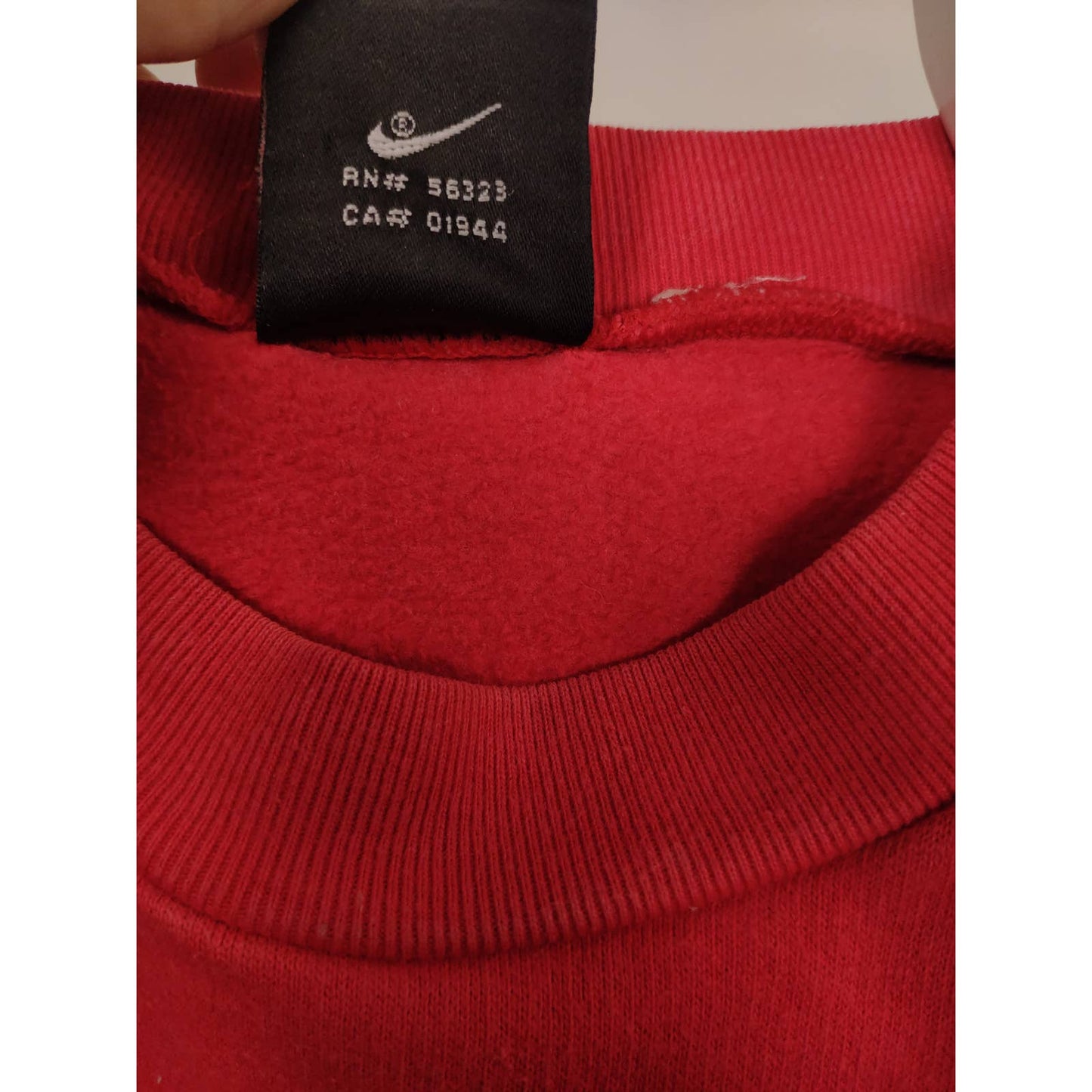 Nike Jordan vintage spellout sweatshirt red rare 90s