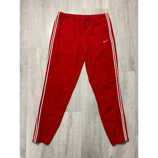 Nike vintage red track pants small swoosh 2000s