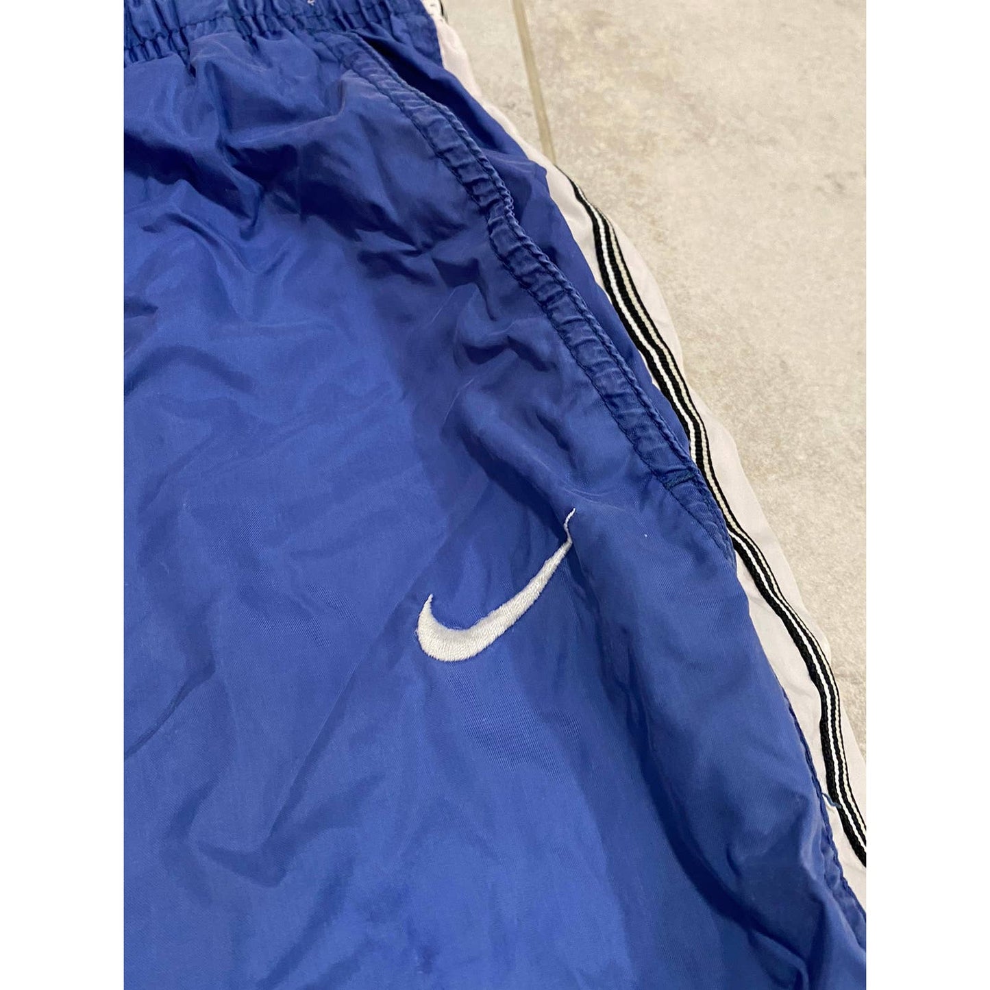 Nike vintage blue track pants small swoosh 90s