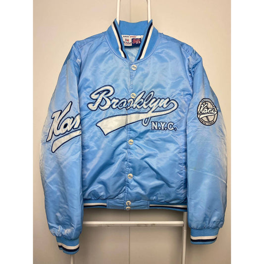 Karl Kani 23 Brooklyn vintage navy baby blue jacket big logo