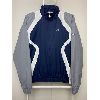 Nike TN vintage navy grey track jacket small logo 2000s