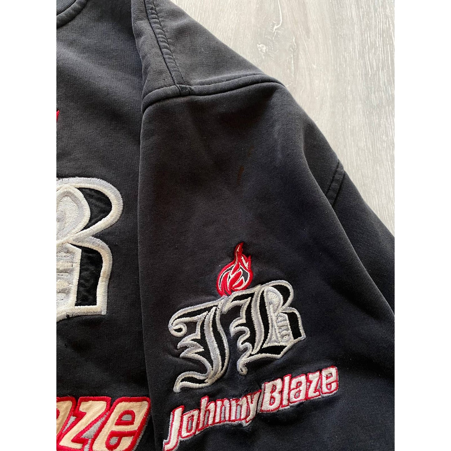 Johnny Blaze vintage black sweatshirt big logo Wu Tang