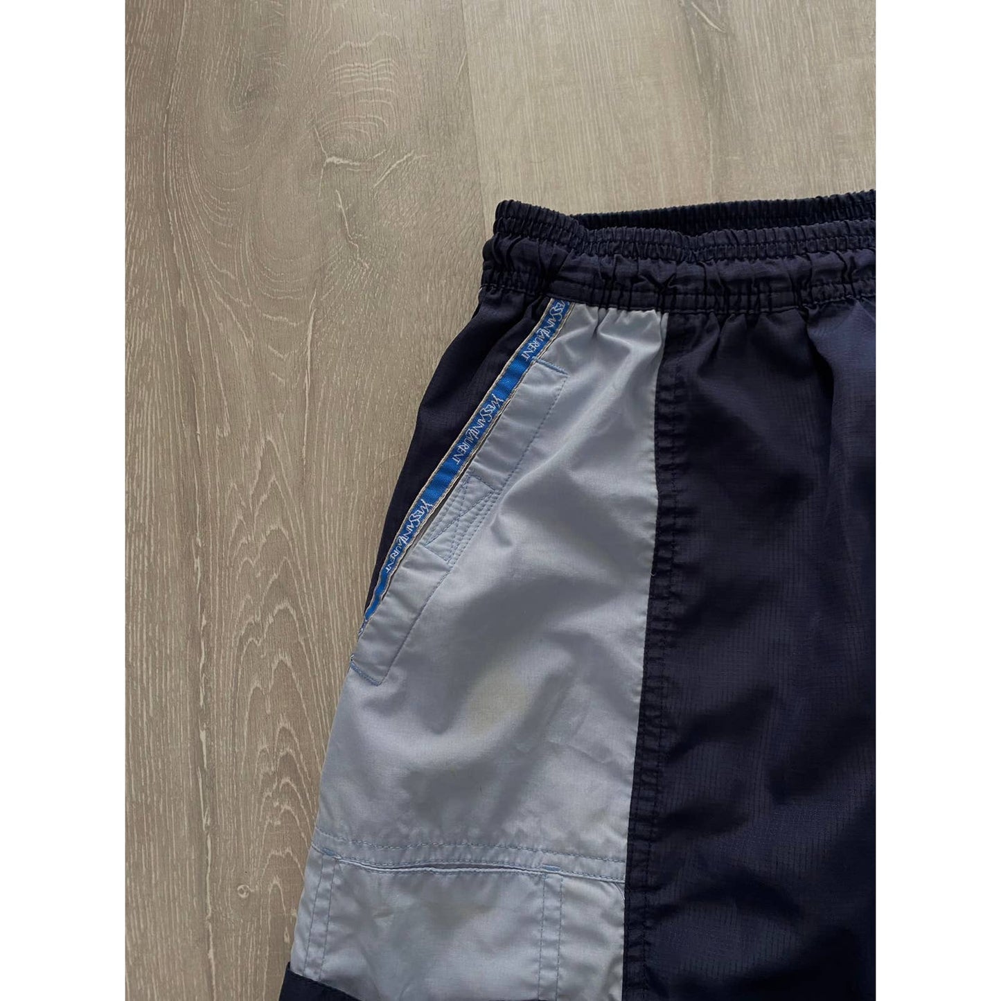 90s Yves Saint Laurent vintage navy shorts YSL