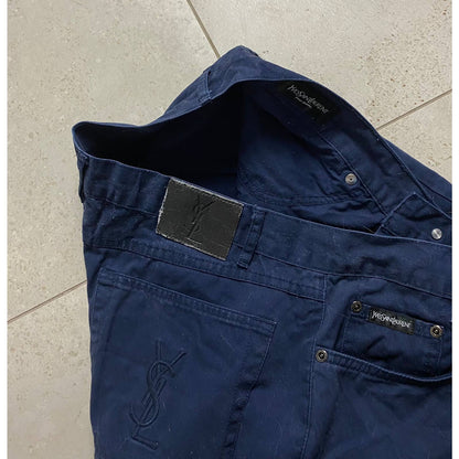 Yves Saint Laurent vintage chino pants YSL jeans navy