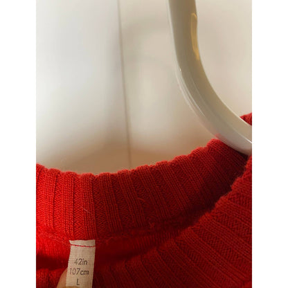 Burberry vintage red sweater small logo