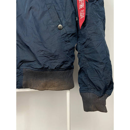 Alpha Industries vintage navy bomber jacket