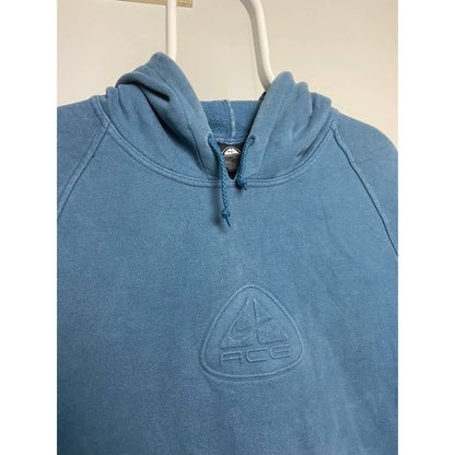 Nike ACG vintage blue hoodie big central logo