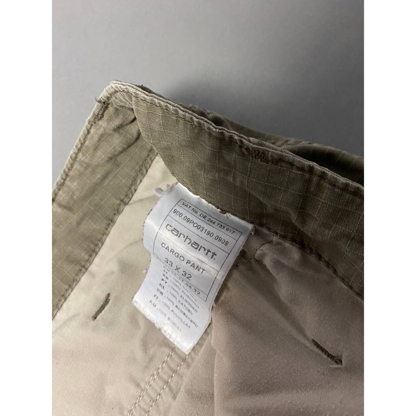 Carhartt vintage cargo pants beige / khaki workwear