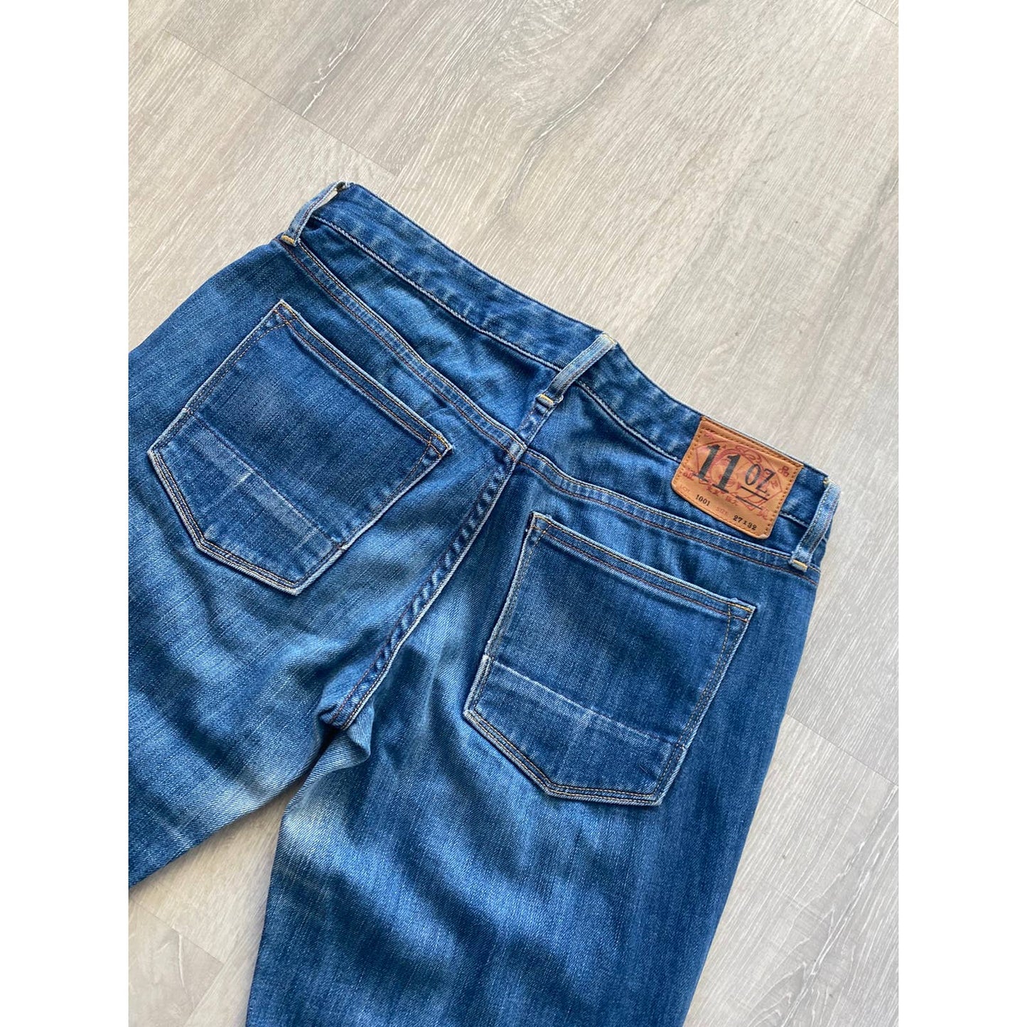 Evisu Japan vintage blue jeans no logo denim pants