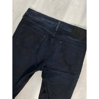 True Religion vintage black jeans denim y2k 00s 2000s slim