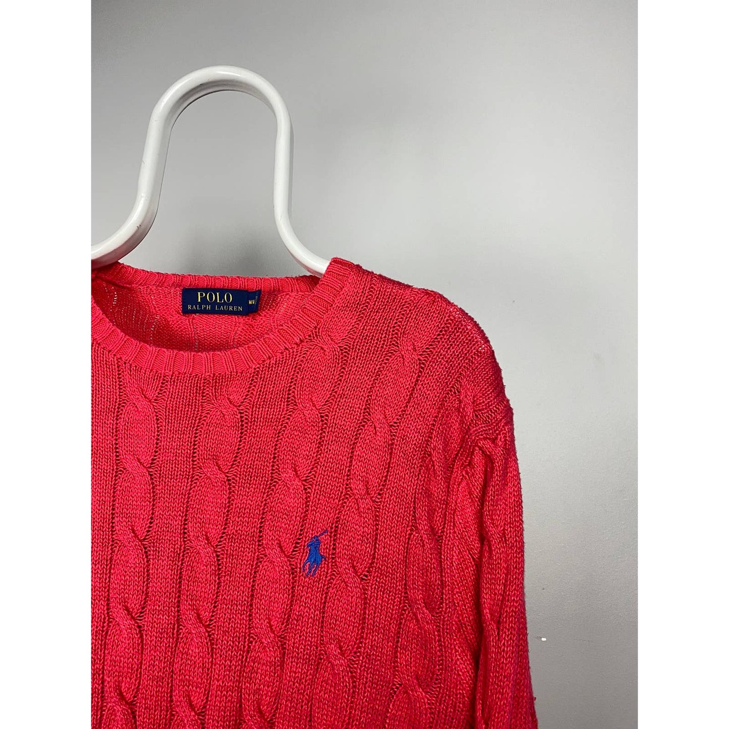 Polo Ralph Lauren Pink cable knit sweater