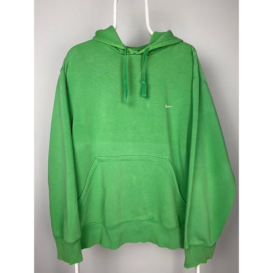 Nike vintage green hoodie small swoosh basic sweatshirt