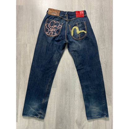 Evisu jeans vintage Yamane Japan Picasso design