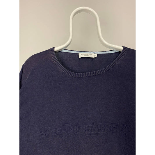 Yves Saint Laurent Vintage spell out sweater YSL knit