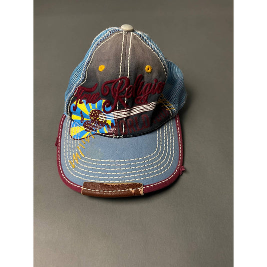 True Religion vintage multi color cap hat