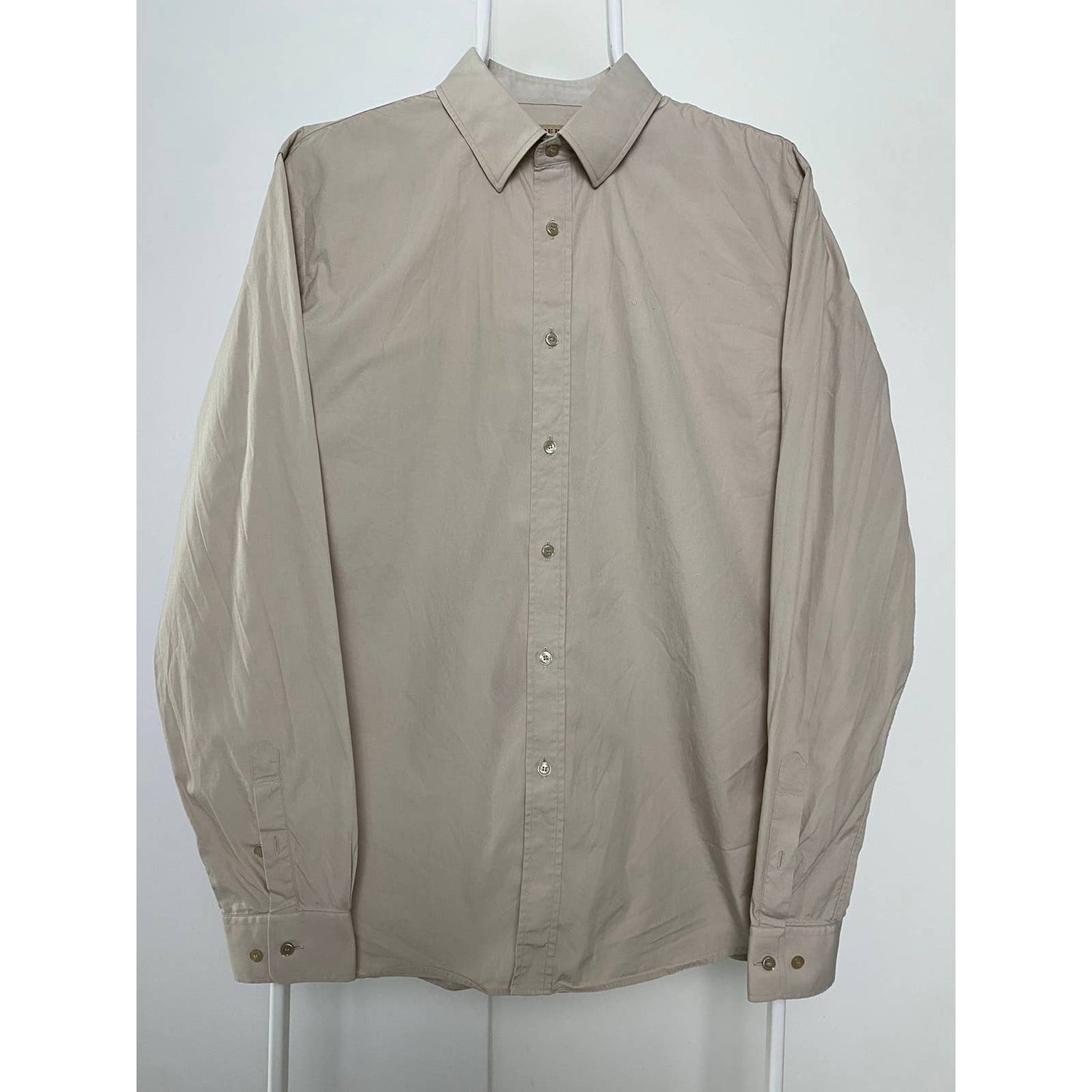 Burberry beige plain shirt