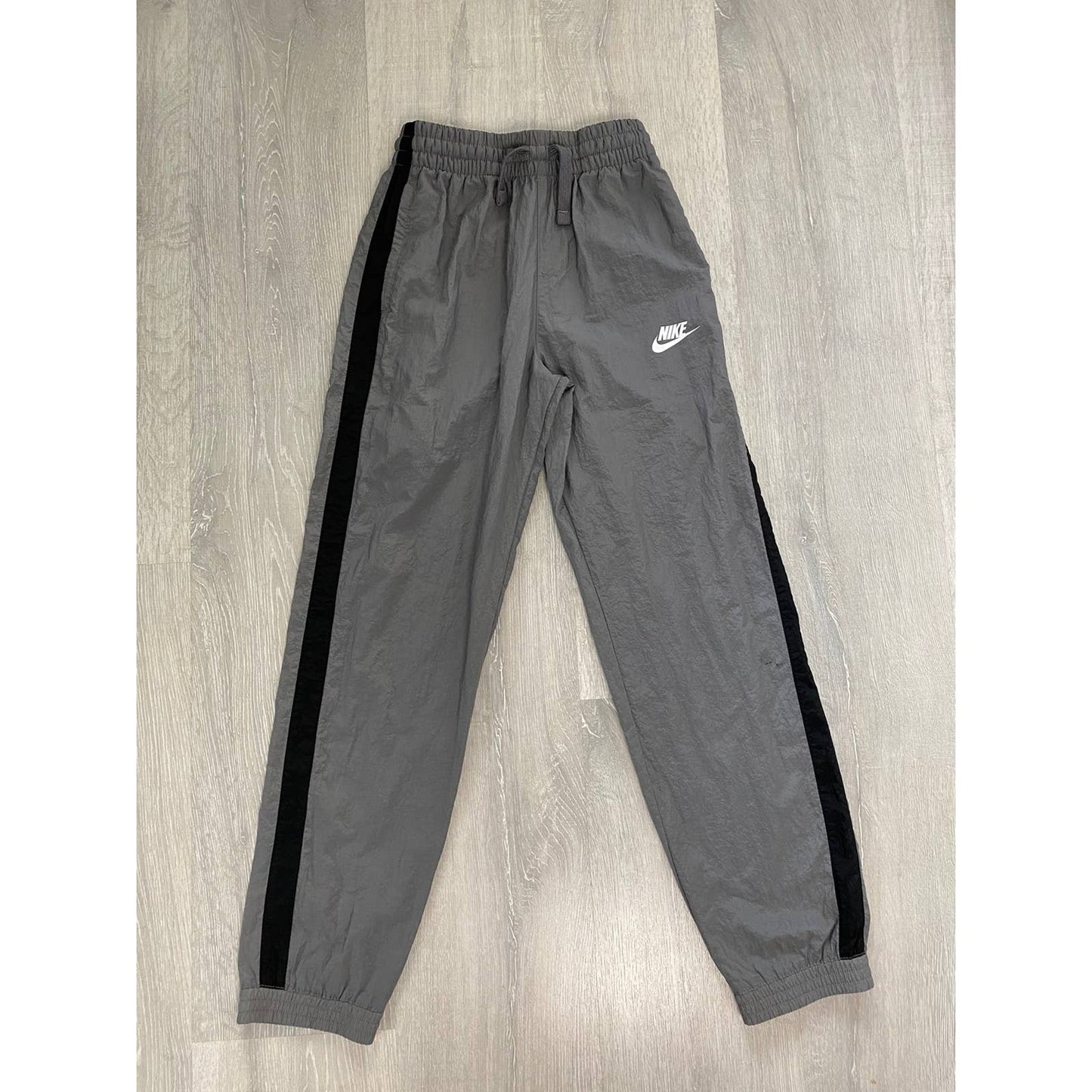 Nike vintage black / dark grey track pants small swoosh