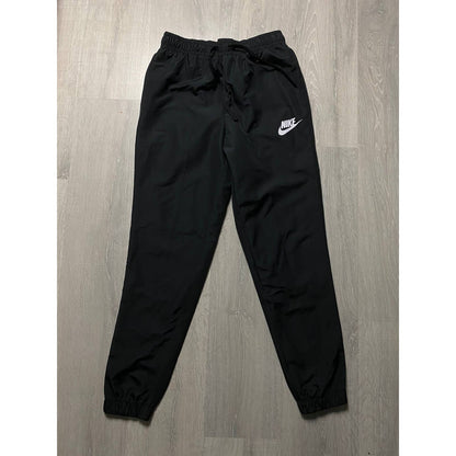 Nike vintage black track pants small swoosh spell out