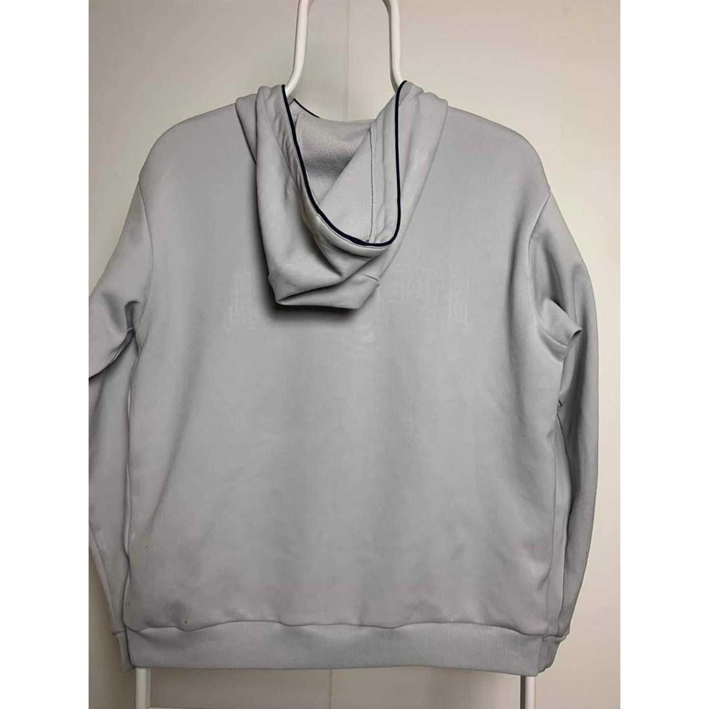 Nike Athletic vintage hoodie grey sweatshirt big logo 2000s