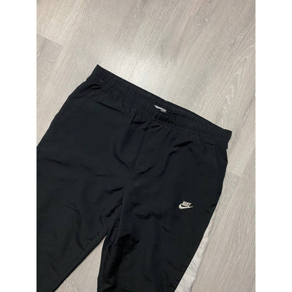 Nike vintage black white track pants small logo 2000s