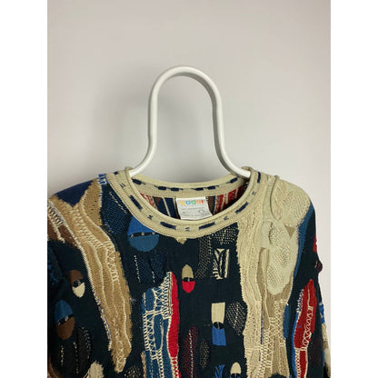 Coogi sweater vintage cable knit multicolor Australia