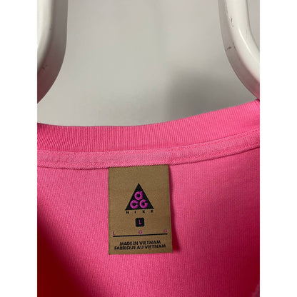 Nike ACG pink cargo sweatshirt nylon pocket