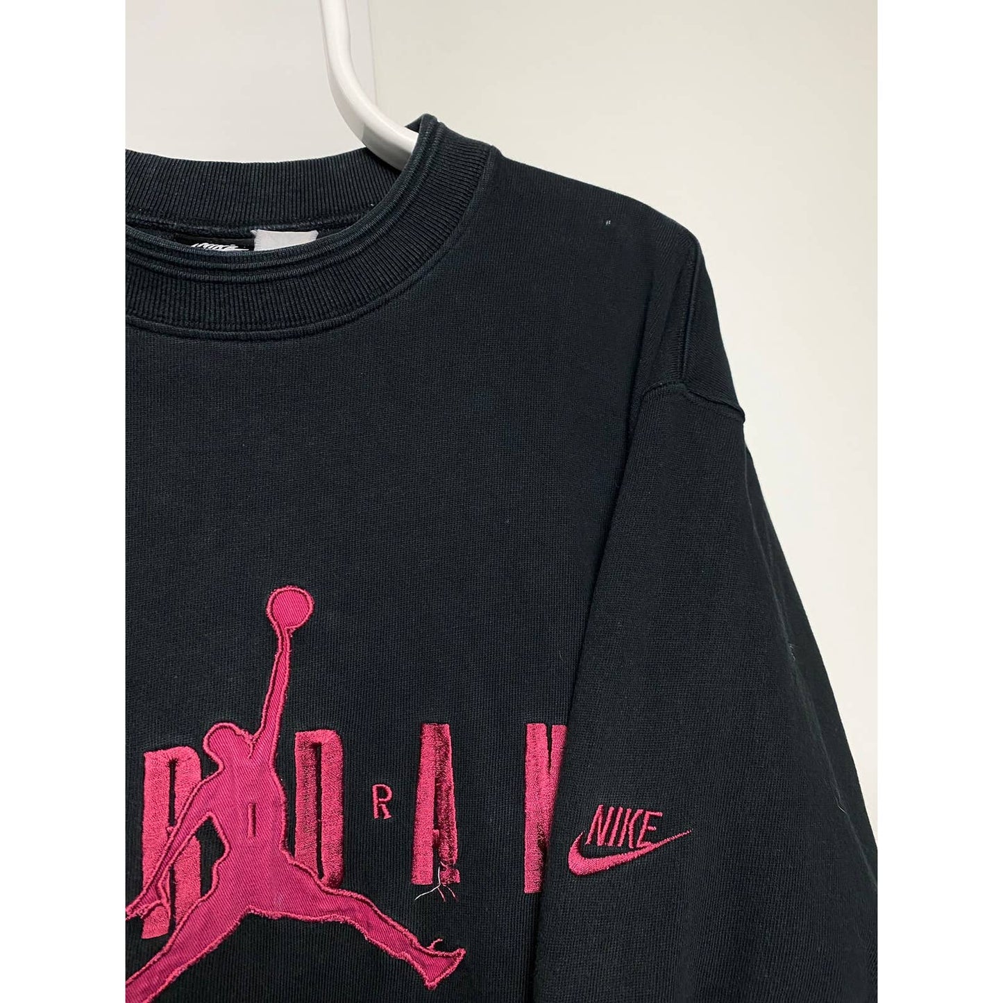 Nike Air Jordan vintage black T-shirt big logo 90s