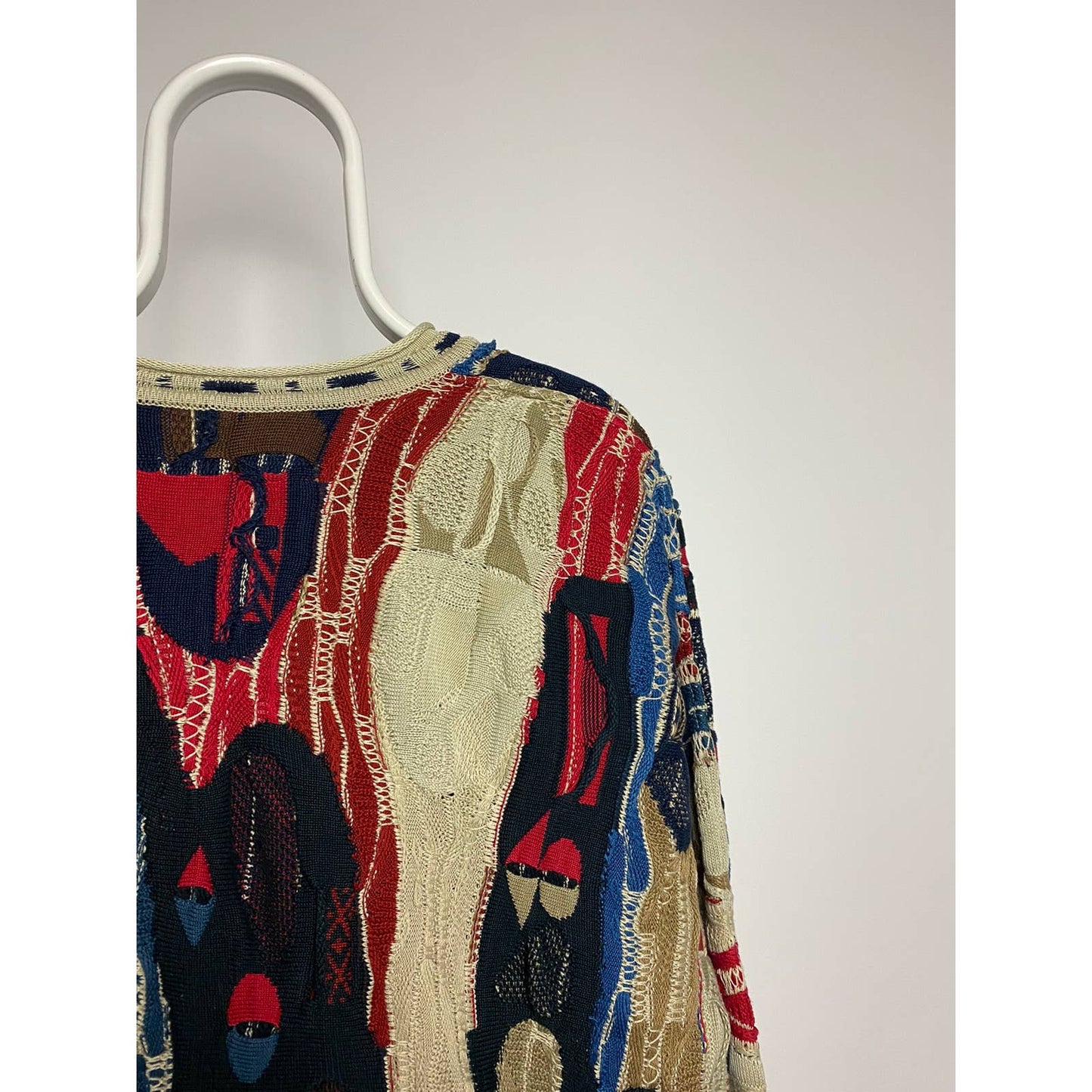 Coogi sweater vintage cable knit multicolor Australia