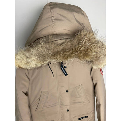 Canada Goose trillium parka jacket beige puffer