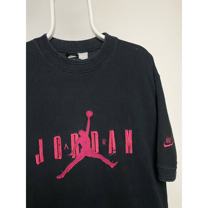 Nike Air Jordan vintage black T-shirt big logo 90s