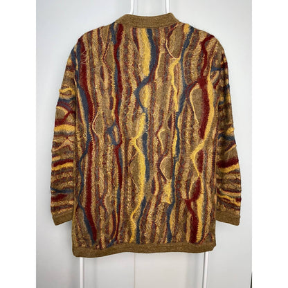 Coogi mohair sweater vintage brown yellow multicolor Australia