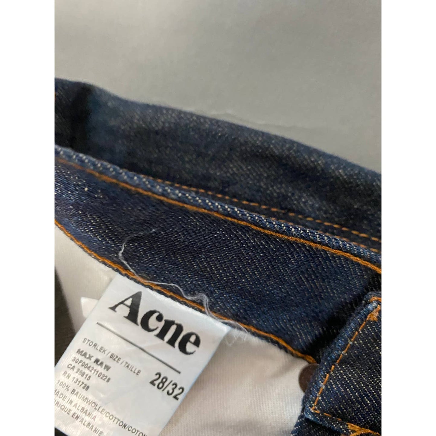 Acne vintage black / dark navy jeans denim pants